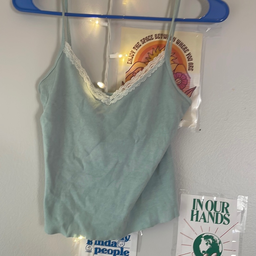 Blue tank top small
